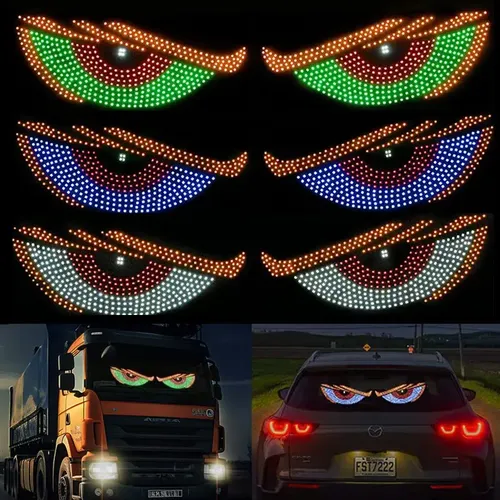 Kit Luces Led Ojos Infernales Parabrisas Auto Camion Angel