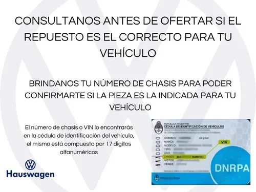 Kit Escobillas Delanteras Vw Gol Trend Original Volkswagen