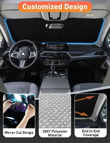 Protector Solar Para Parabrisas Econour Para Chevrolet Equin