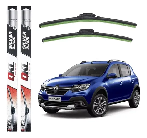 Kit X2 Escobillas Delantera Renault Sandero Stepway +2015