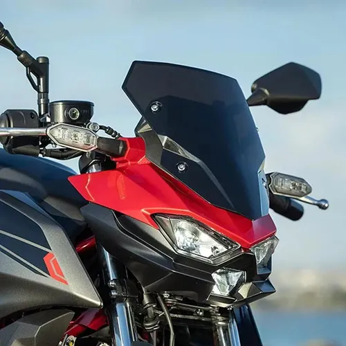 Deflector De Viento Para Motocicleta Z 500 Se Negro