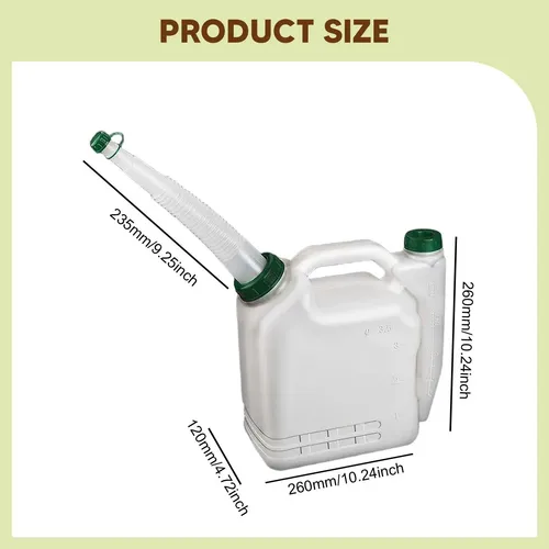 Botella Mezcladora De Aceite Tanque Para 3,5 Litros