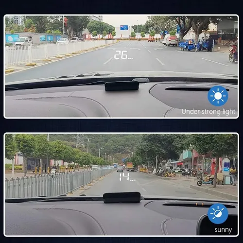 Pantalla Hud Obd2, Proyector De Parabrisas Con Indicador