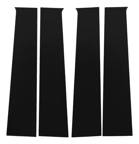 Puerta Pillar Post Trim, 4 Unidades, Policarbonato De Alta Resistencia, Color Negro Brillante