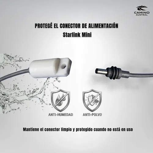 Soporte Cable Auto Starlink Mini Vidrio Ventosa 30v Interior