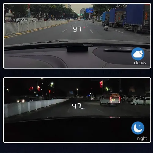 Pantalla Hud Obd2, Proyector De Parabrisas Con Indicador