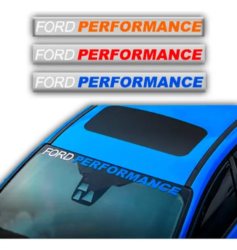 Sticker Parabrisas Ford Performance Ranger Focus Maverick