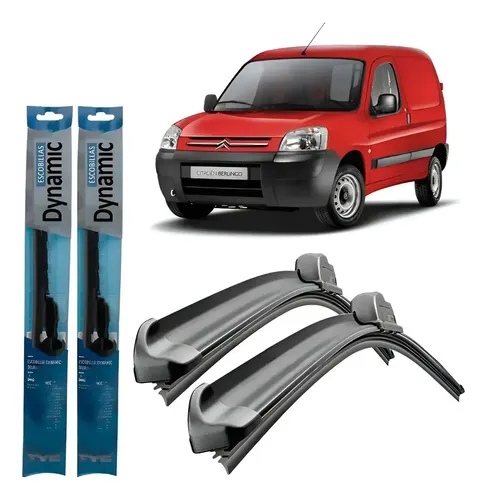 Juego Kit Escobillas Citroen Berlingo 2010 2011 2012 2013
