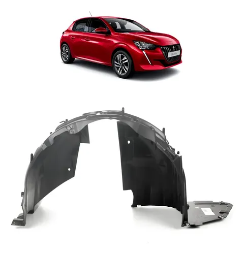 Guardaplast Delantero Derecho Original Peugeot 208