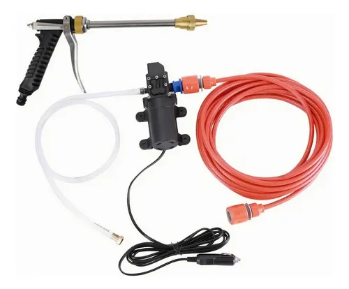 Bomba Presión Portátil Ajustable | Bomba Lavado 12 V,