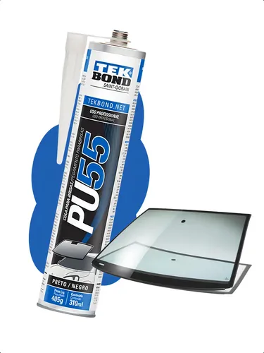 Pegamento Tekbond PU55 Barra Negro para Parabrisas y Metales 310ml