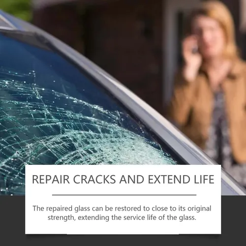 Líquido Para Reparación De Parabrisas Automotriz Y Limpieza De Grietas