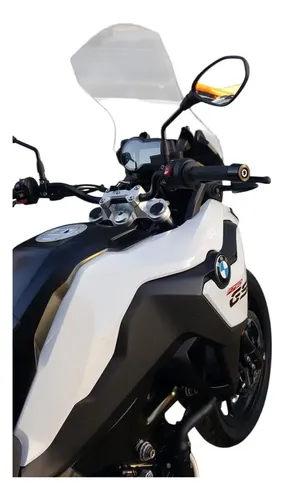 Parabrisas Bmw 800 Gs 51,5cm Cristal Fume Negro Top Racing