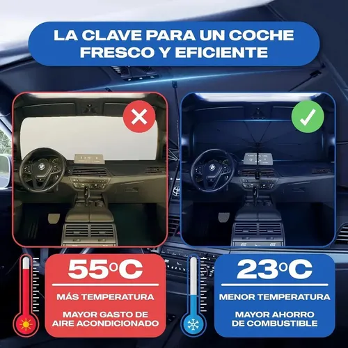 Protector Parabrisas Cubre Sol Sombrilla Autos Y Camionetas