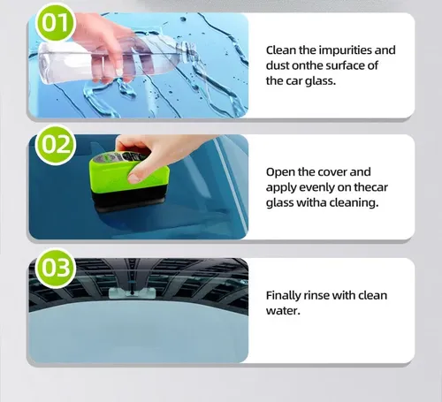 6pcs Tablero Limpiador Vidrio Liquido Anti Lluvia Para Auto