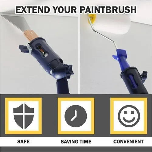 .. Rodillo De Pintura Extensor De Cepillo Flexible