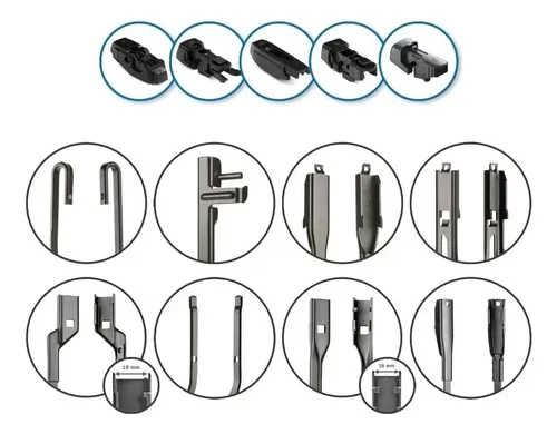Kit 3 Escobillas Bosch Aerofit Multi Ford Ecosport 3 2018-24