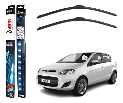 Kit 2 Escobillas Limpiaparabrisas Flex Fiat Palio Attractive