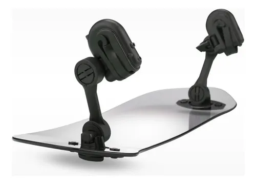 Extensor Parabrisas Moto Grande Ajustable Ahumado Universal