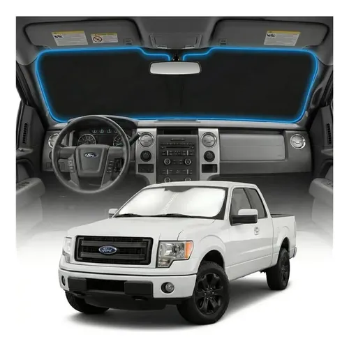 Protector Solar Parabrisas Para Ford F-150 Uv Ajuste
