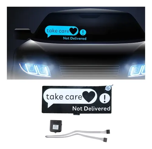 Pegatinas Para Ventanas Con Luz Led Para Parabrisas De Auto