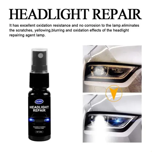Aerosol De Reparación De Luces De Coche Ouhoe (20 Ml), Rasca