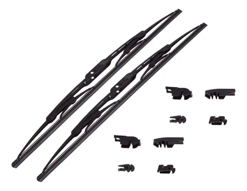 Kit X2 Escobillas Parabrisas 16” Para Peugeot 504 1969-2000