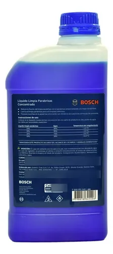 Liquido Sapito Limpia Parabrisas Bosch Concentrado 1lt Egs