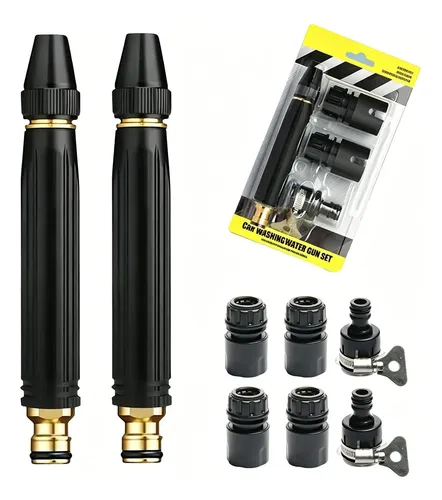 High-pressure Car Wash Water Gun Set, Adjustable Metal