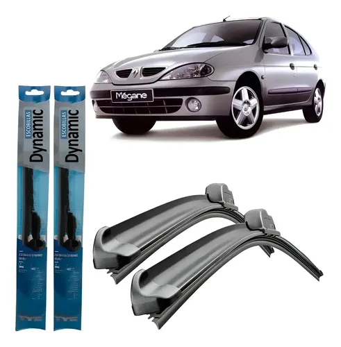 Juego Kit Escobillas Renault Megane 2000 2001 2002 2003 2004