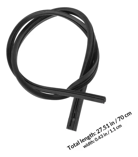 Quiet Black Rubber Front Windshield Wipers For Car