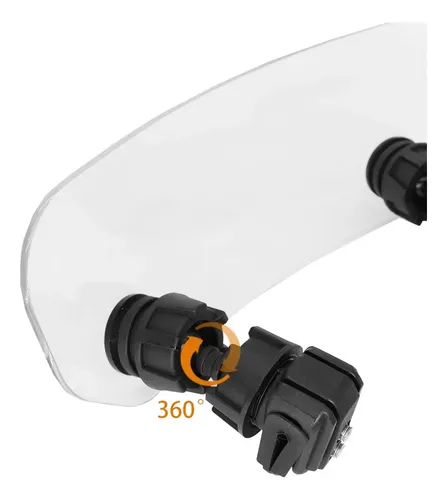 Parabrisas Moto Universal Con Extensión Deflectora