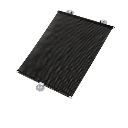 Parasol Retráctil Automático De Pvc Para Parabrisas De Coche, Negro