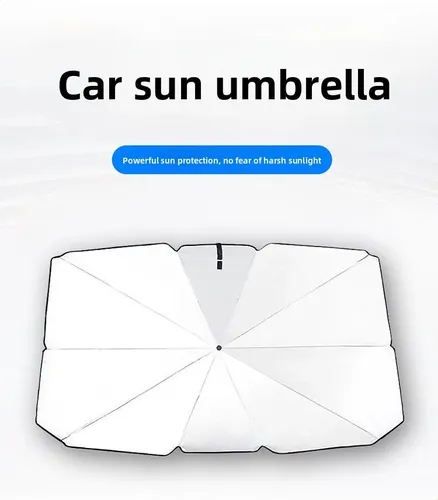 Parasol Para Parabrisas De Coche, Titanio Plateado