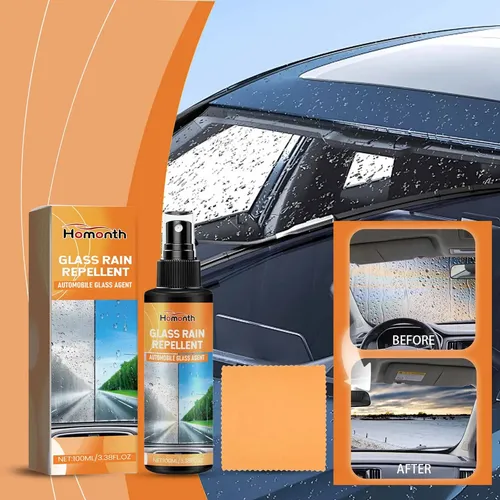 Repelente De Lluvia Para Vidrios De Automóviles, Limpieza Re