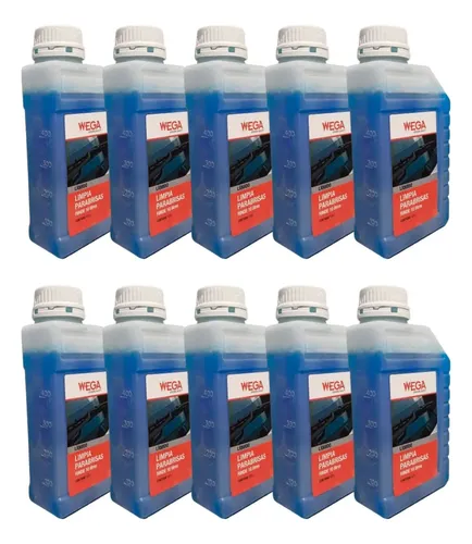 Liquido Limpia Parabrisas Wega 500 Ml X 10 Unidades