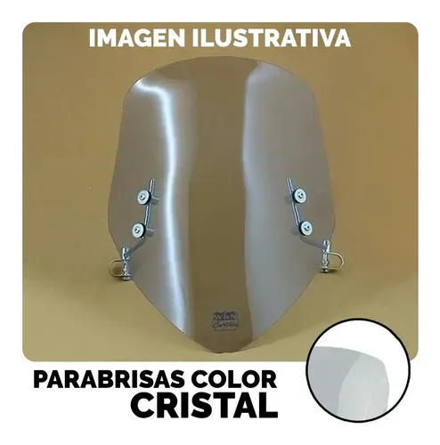 Parabrisas Curtain Universal Enduro Big Lander Cristal Um