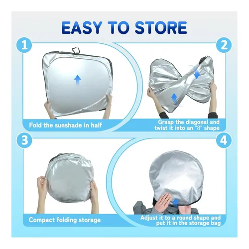 Slogento Parasol De Parabrisas Con Ajuste Personalizado 6