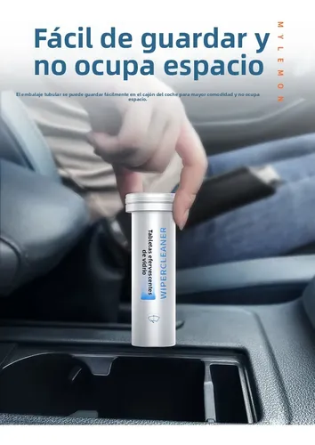 Pastillas Agua Limpiaparabrisas Sólidas Concentrado Auto
