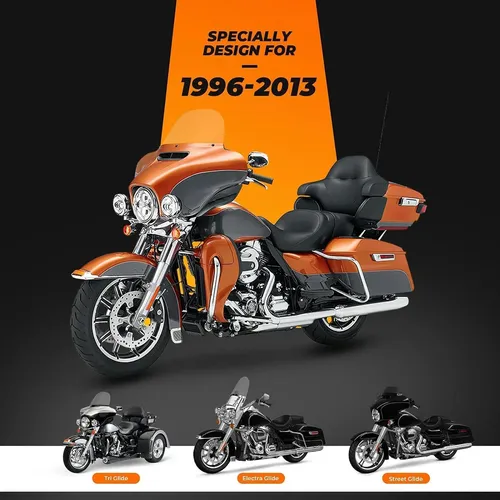 Bolso Para Parabrisas Con 3 Bolsillos Negro Para Moto