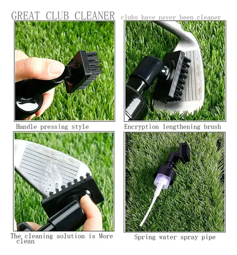Cepillo Para Palos De Golf Con Botella De Agua