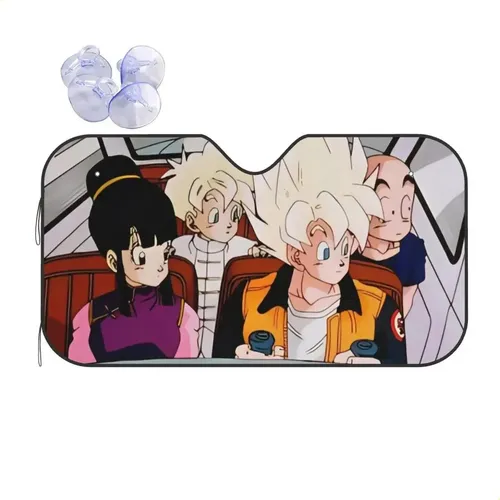 Parasol Para Parabrisas De Coche Dragon Ball Driving Novelty