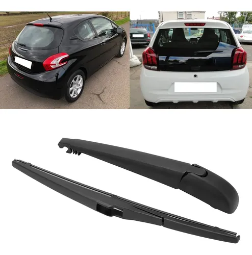 Kit De Limpiaparabrisas Trasero Para Coche, Repuesto Negro