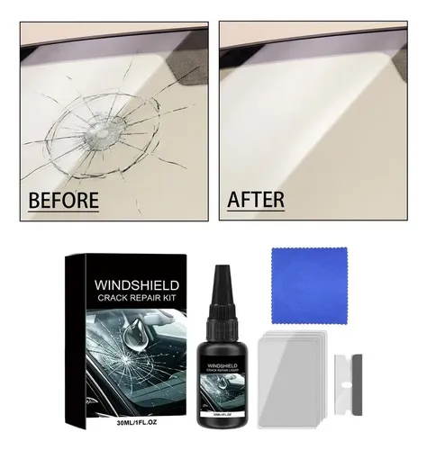 Windshield Crack Repair Kit, Upgraded Windshield Repair