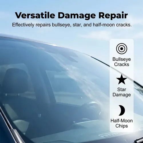 2026 Upgrade Windshield Crack Repair Kit  Auto Glass Crack