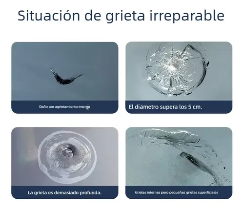 Kit Reparación Parabrisas Auto 7 Piezas