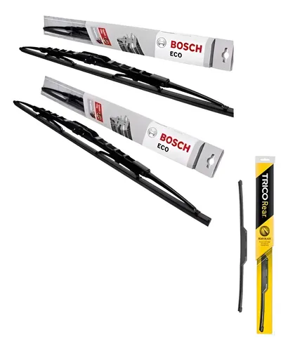 Kit 3 Escobillas Bosch Eco Honda Crv 2008 Al 2012