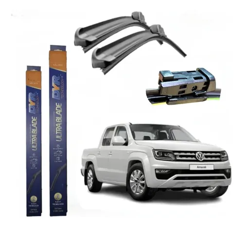 Juego De Escobillas Vw Escobillas Amarok Color Negro