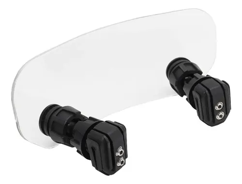Parabrisas Moto Universal Con Extensión Deflectora