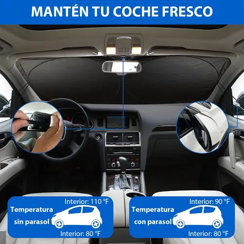 1pcs Tapasol Parabrisas Retráctil Protector Solar Para Coche